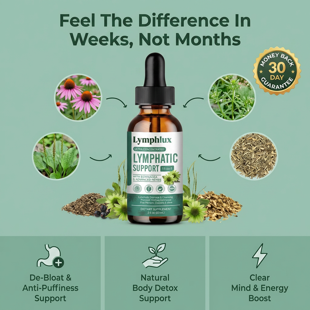 Lymphatic Drainage Drops | 11-in-1 Depuff & Debloat Formula